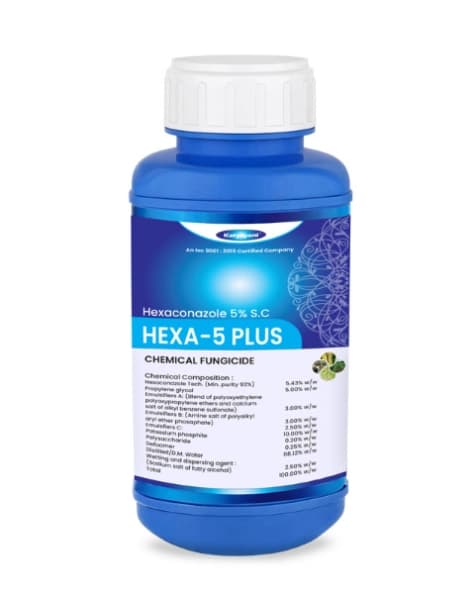 Katyayani Hexa 5 Plus Hexaconazole 5% SC Systemic Fungicide for All Plants & Garden