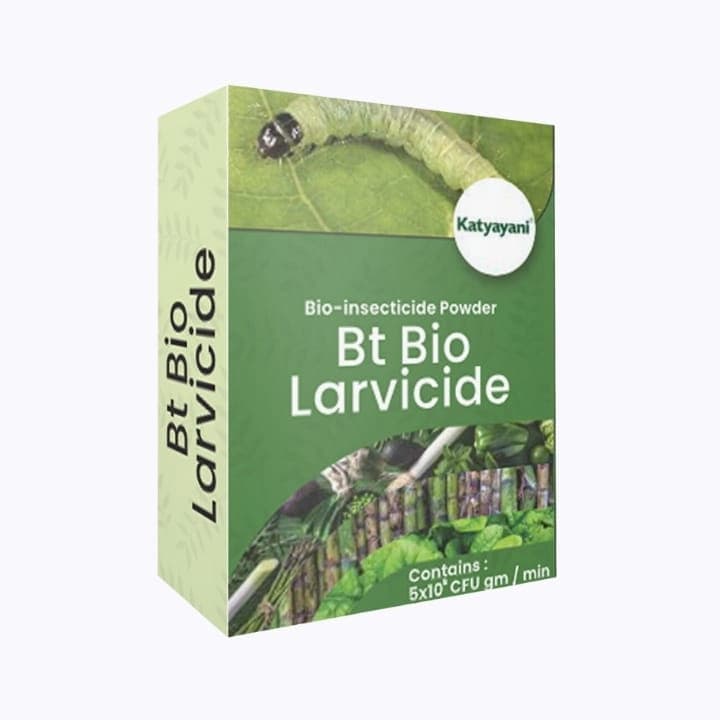Katyayani Bt Bio Larvicide (Powder) Effective Bio-Pesticide For Natural and Eco-Friendly Larvae Control In Crops - Image 1