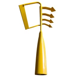 Bharat Agrotech 2 In 1 Weeder, 4 Teeth 6-Inch, MS HR Blade, Almond Shape Easy To Handle And Carry (Without Handle) 1