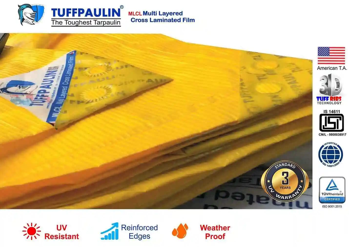 Tuffpaulin Hay Covers, Heavy Duty Material, Weather Resistant, Multi Purpose Usage - Image 2
