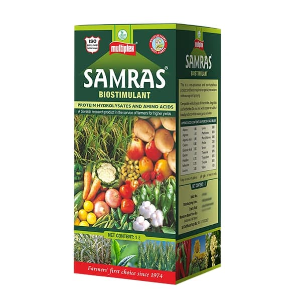 Multiplex Samras Protein Hydrolysates And Amino Acids Based-Biostimulant, Suitable For All Crops - Image 1