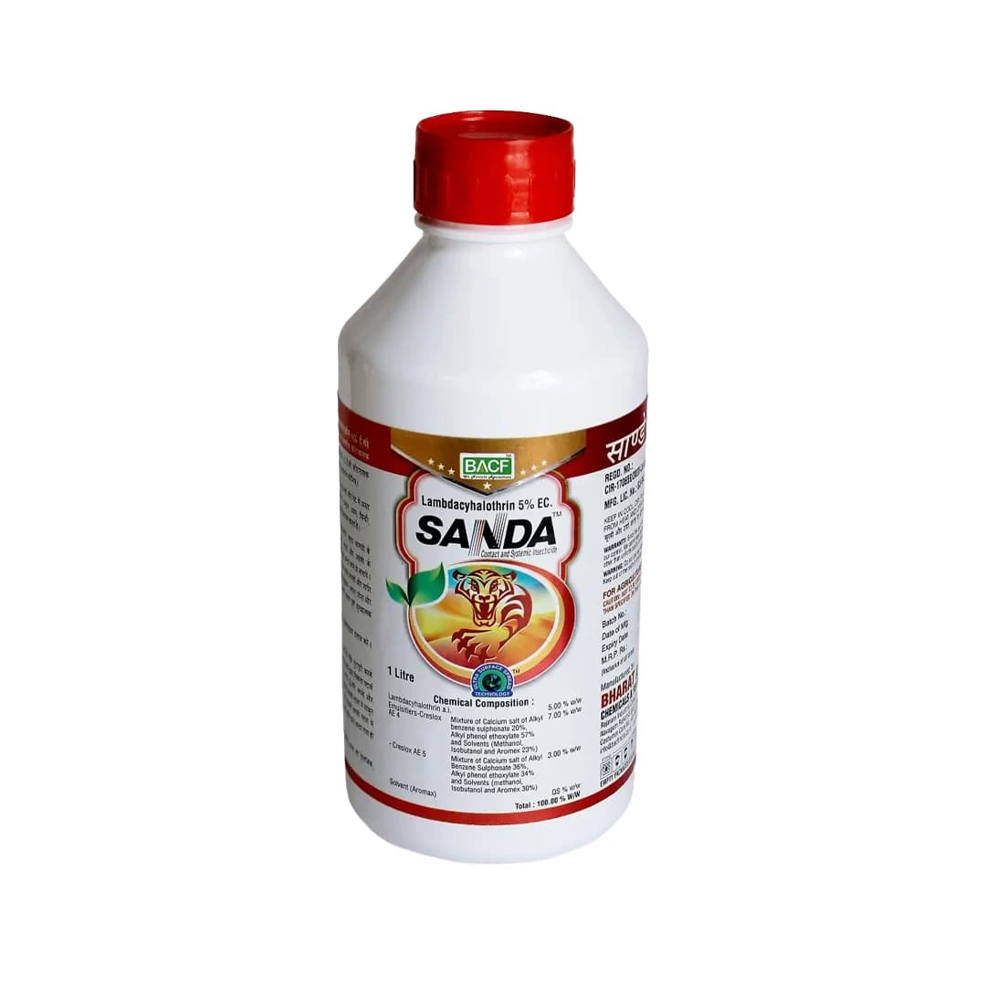 Bacf Sanda Lambda Cyhalothrin 5% EC Insecticide, Contact And Systematic Action - Image 1