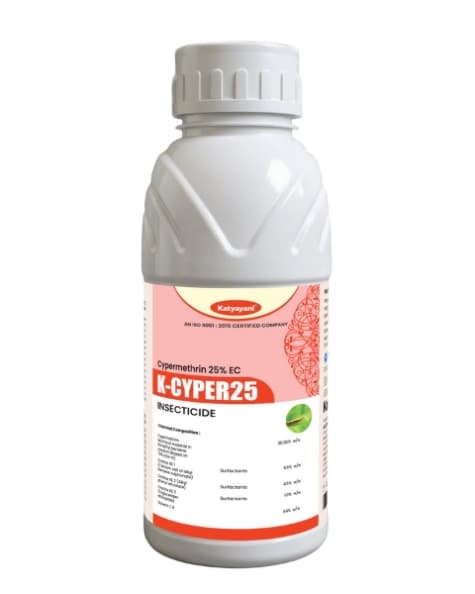 Katyayani K-Cyper25 Cypermethrin 25% EC Insecticide, Effective Pest Control Solution