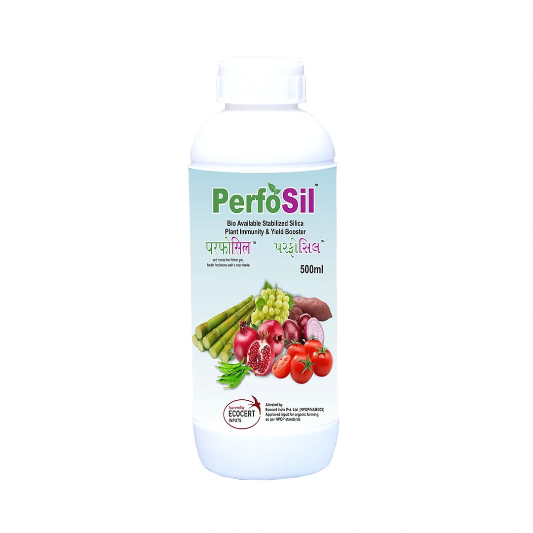 PerfoSil Ecocert Certified Plant Immunity & Yield Booster of Plants, Bio Available Stabilized Silica 3%, Sorbitol 15% - Image 1