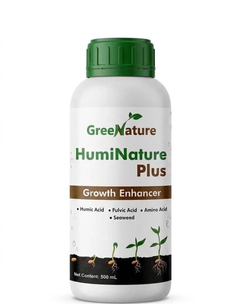 HumiNature Plus Organic Plant Growth Enhancer with Humic, Fulvic, Amino & Seaweed Extract - Image 1