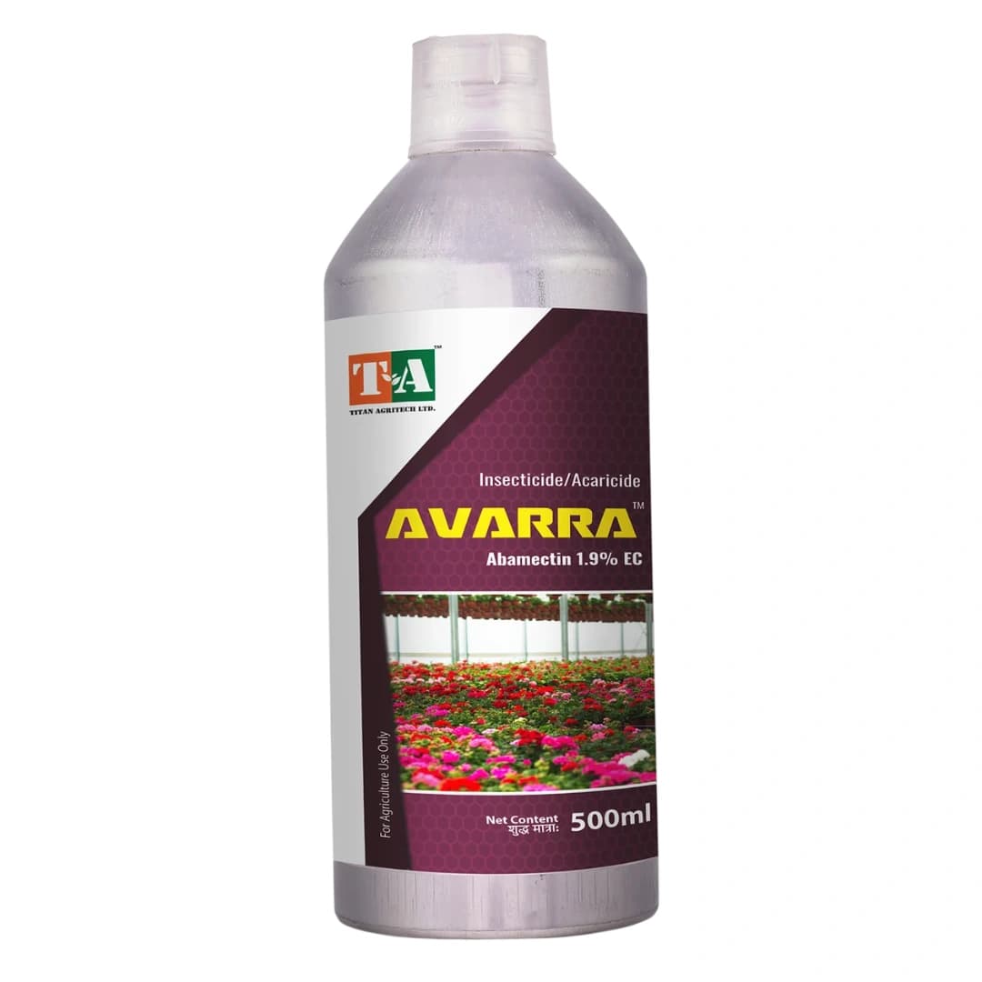 Titan Agritech Avarra Abamectin 1.9% EC Insecticide, Acaricide, Effective Crop Protection - Image 1