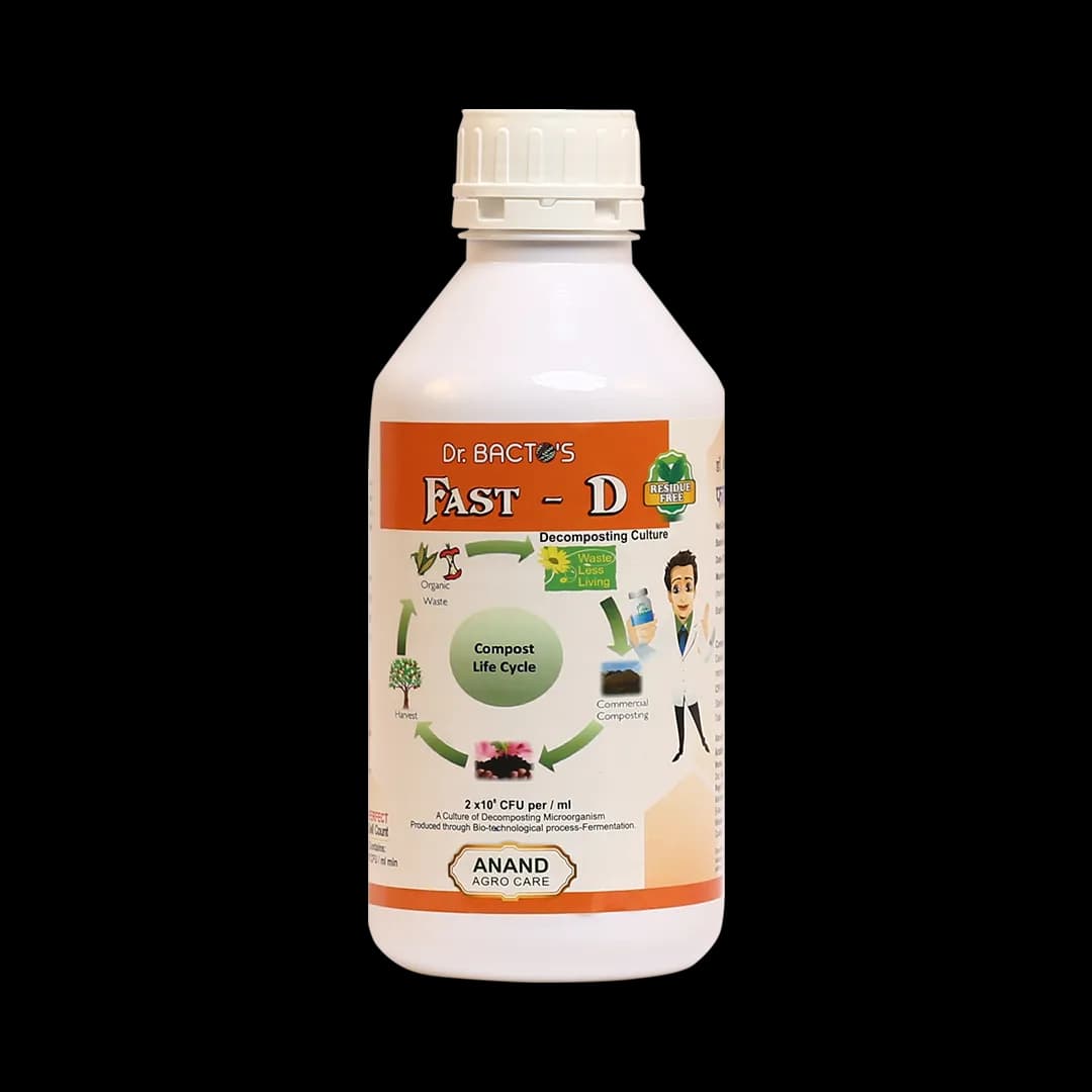 Dr. Bacto\'s Fast-D, Decompose Bacterial Consortia, Waste Decomposer, Helps To Degrade Complex Organic Matter Within a Short Period.