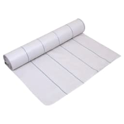 Singhal 110 GSM Garden Weed Control Barrier Sheet Mat, Landscape Fabric, Heavy Duty Weed Block Gardening Mat For Gardens (White) 1