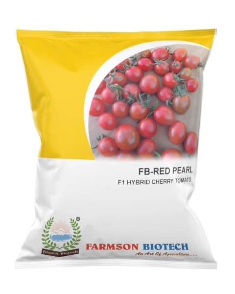 Farmson FB-Red Pearl Cherry Tomato Seeds - (Tamatar Seeds) Early Determinate Variety (3000 Seeds) - Image 1