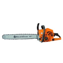 Royal Kissan RK6300 Ultra Premium 22 Inch Chain Saw, RK-CSP-UP63-22, 63CC Petrol Engine for Woodcutting, Farm, Garden & Ranch Use With Tool Kit 1