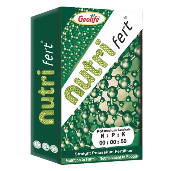 Geolife Nutri Fert NPK 00:00:50 Water Soluble Fertilizer, Helps In Application Of Potassium Enriched Water Soluble Fertilizer Protein Production - Image 1