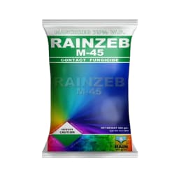 RAINZEB - M45 Mancozeb 75% WP Fungicide, Control Brown And Black Rust, Leaf Blight, Leaf Blight, Downy Mildew, Blast, Leaf Spot, Early Blight, Tip Rot 1