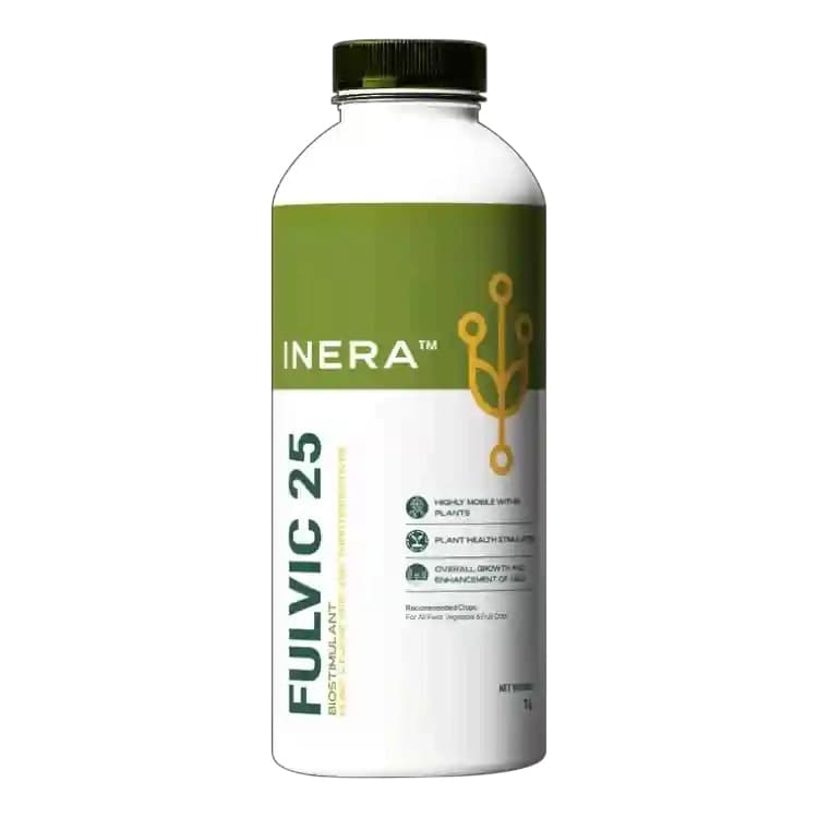 Inera Fulvic-25 Biostimulants, Premium Fulvic Acid Formula For Enhanced Plant Growth and Soil Health