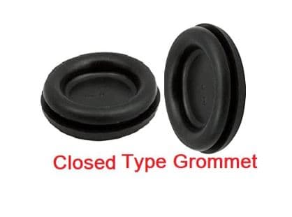 Angel Drip - Rubber Grommet, Durable Black Color Material For Long Life, Various Sizes.