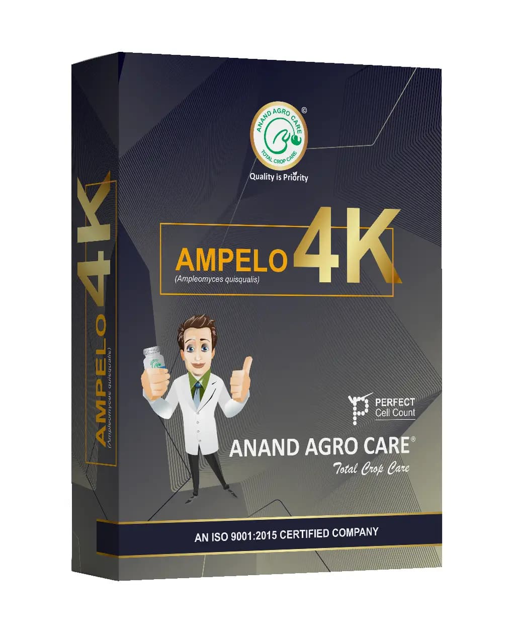 Dr. Bacto\'s Ampelo 4K Having Ampelomyces Quisqualis Used For The Control Of Powdery Mildew Disease. Based On Dextrose Base Technology. - Image 1