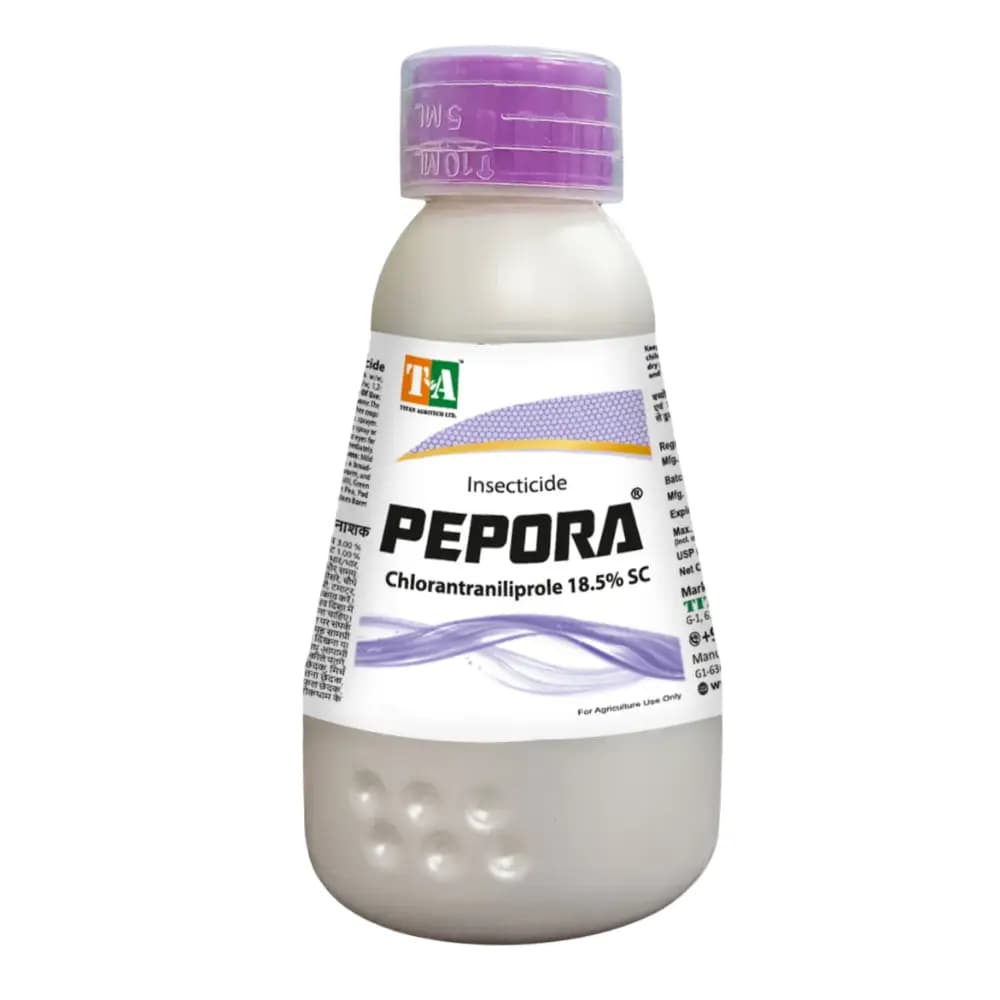 Titan Agritech PEPORA Chlorantraniliprole 18.5% SC Insecticide, Broad-Spectrum, Effective Pest Control - Image 1