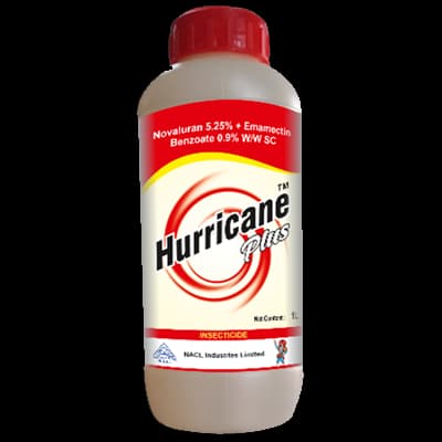 NACL Hurricane Plus Novaluron 5.25% + Emamectin Benzoate 0.9% SC Insecticide