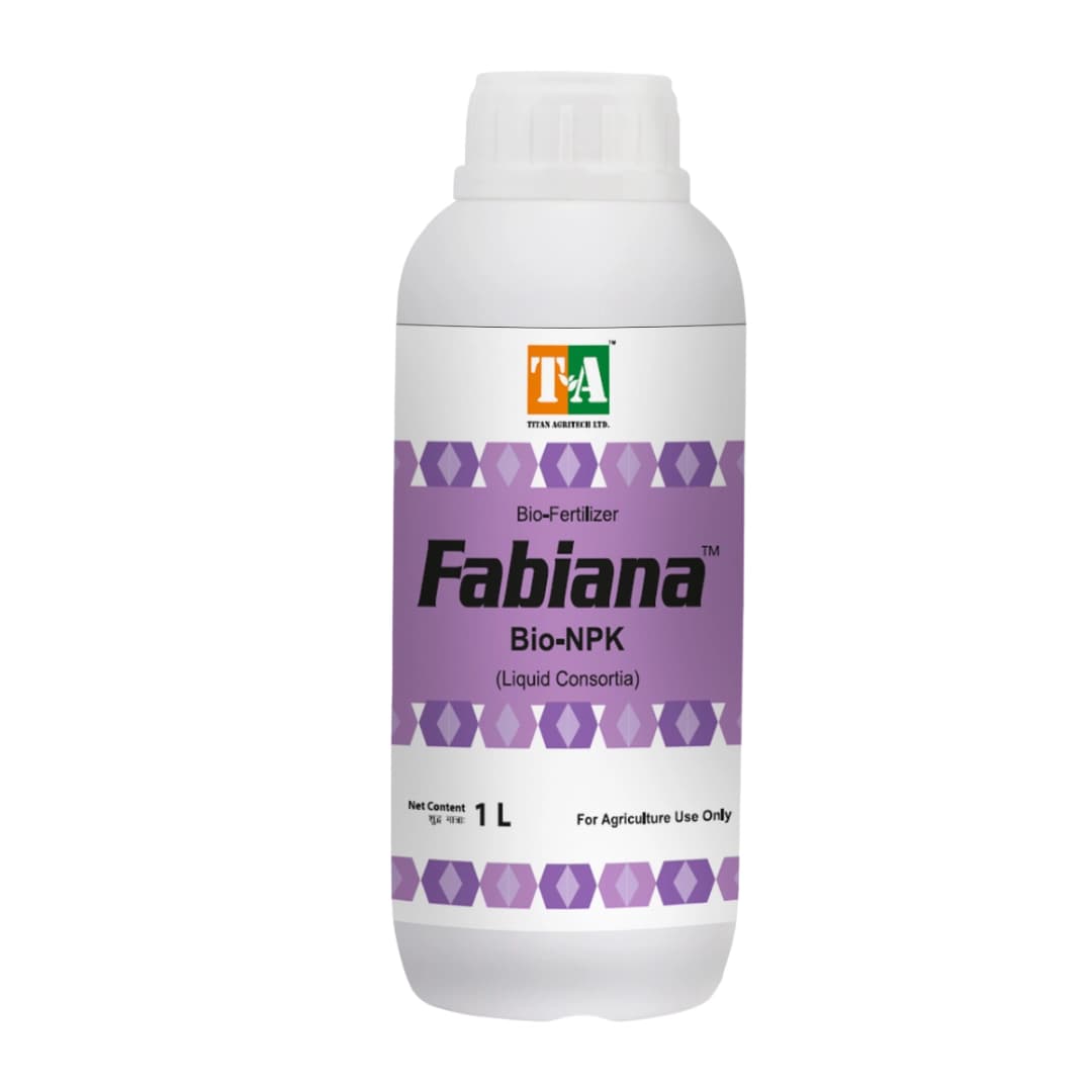 Titan Agritech Fabiana Npk Liquid Microbial Consortia Bio-Fertilizer, Improved Nutrient Uptake, Healthier Plant Growth, And Better Crop Yield