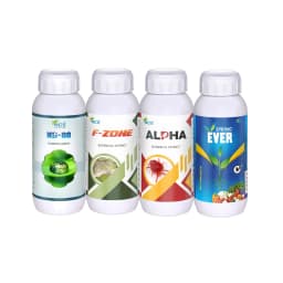 Suraksha Kit For Thrips And Mites Control at Growth Stage 40-45 Days (F-Zone 250 ML + Alpha Bio 250 ML + Spring Ever 1 Ltr + NB 80 250 ML) 1