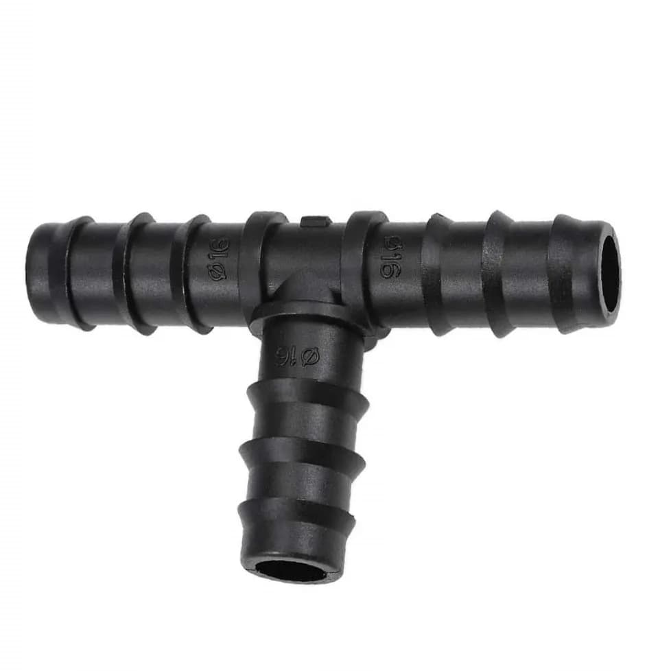 Radhe Online Lateral Tee Connector 16mm, Blank Tubing Accessories For 16mm Pipe