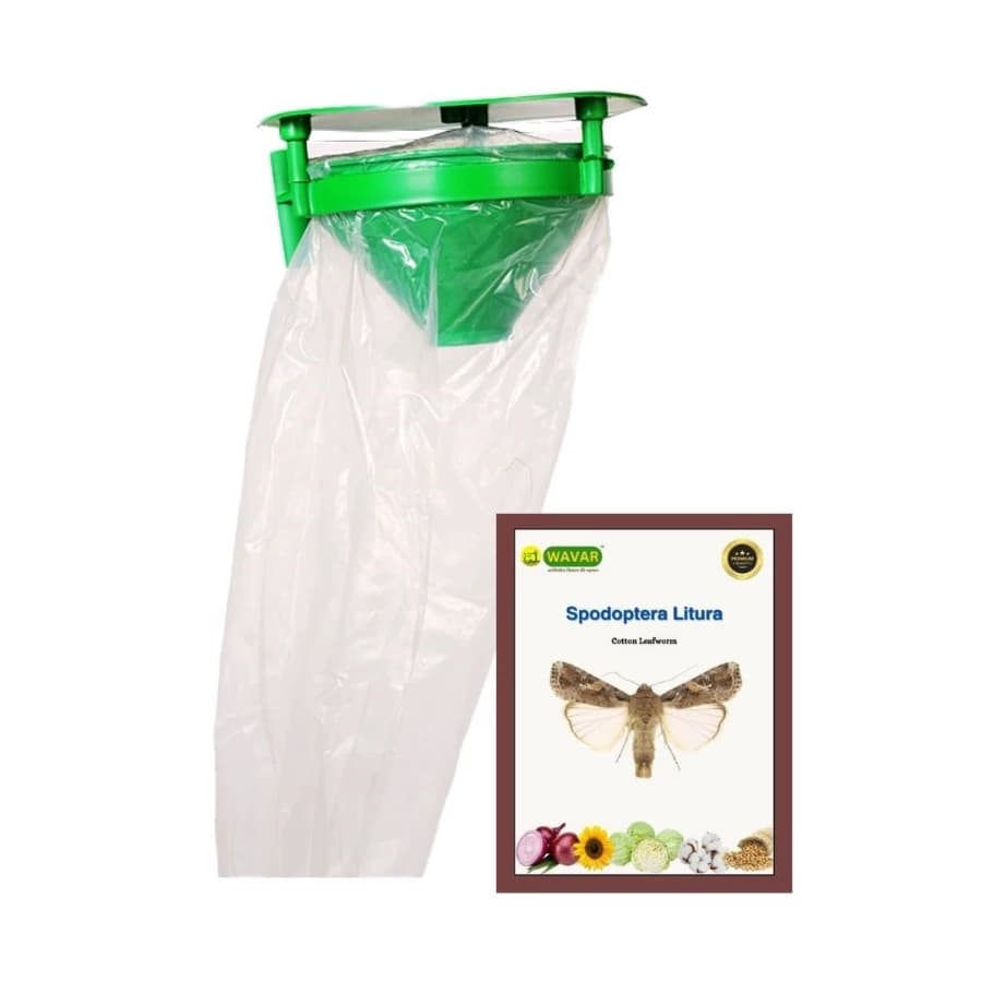 WAVAR Funnel Trap with Spodoptera Litura Lure, Efficient For Armyworm And Cutworm Pest Control In Crops - Image 1