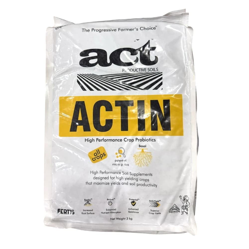 Fertis Actin Phosphate Solubilising Fungal Biofertilizers, Crop Probiotic Granules, Root And Yield Enhancers For All Crops - Image 1