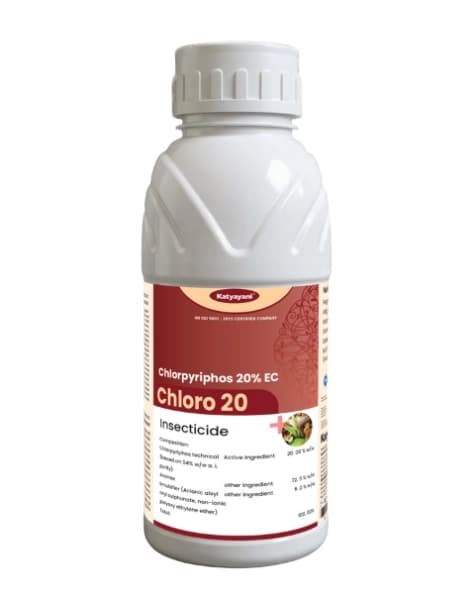 Katyayani Chloro 20 Chlorpyriphos 20% EC Insecticide, Effective Pest Control