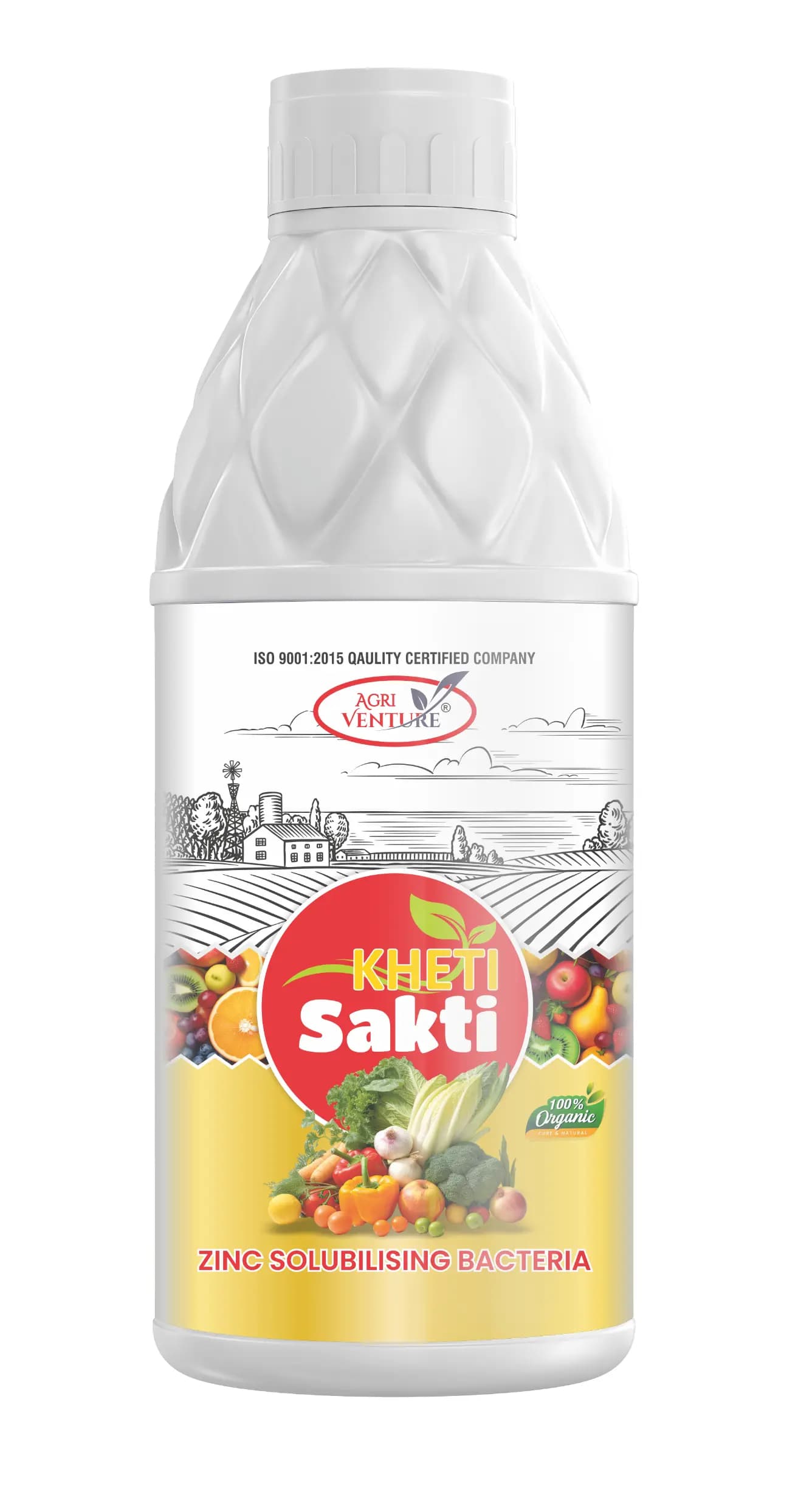 AgriVenture KHETI SAKTI ZSB Zinc Solubilizing Bacteria, Bacterial Products, Use for Paddy, Wheat, Pulses, Citrus, Pomegranate, And Ginger - Image 1