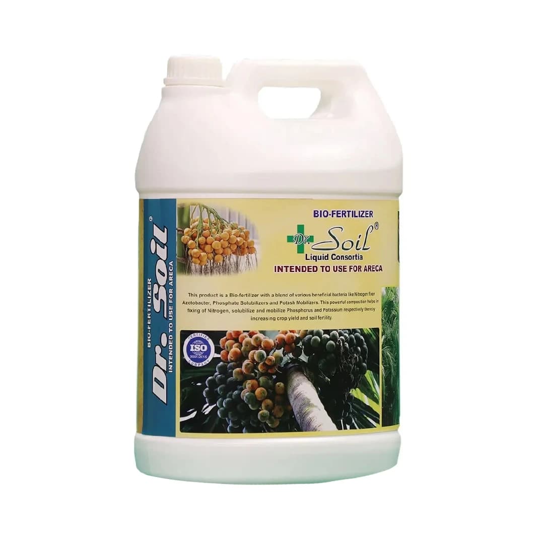 Dr. Soil Areca Intendend Use for Areca (Liquid Consortia) (ISO Certified) Areca special Liquid Fertilizer