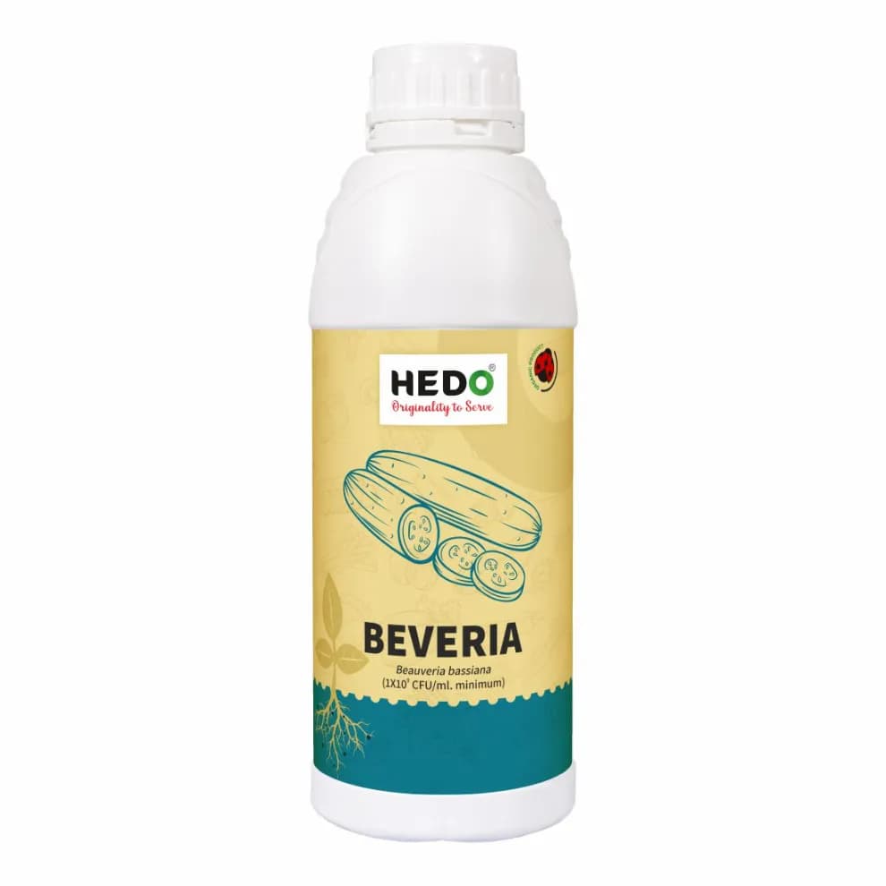 HEDO Beveria (Beauveria Bassiana) Liquid Bio Pesticide, Controls Sucking Pests, Grubs, Termites, And Bollworms Effectively
