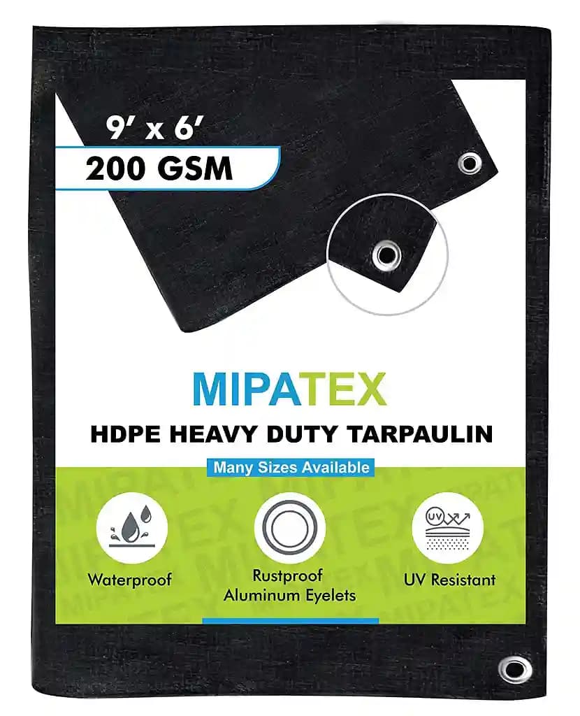 Mipatex Tarpaulin 200 GSM Waterproof Plastic Cover, Best And Multipurpose Use. - Image 13