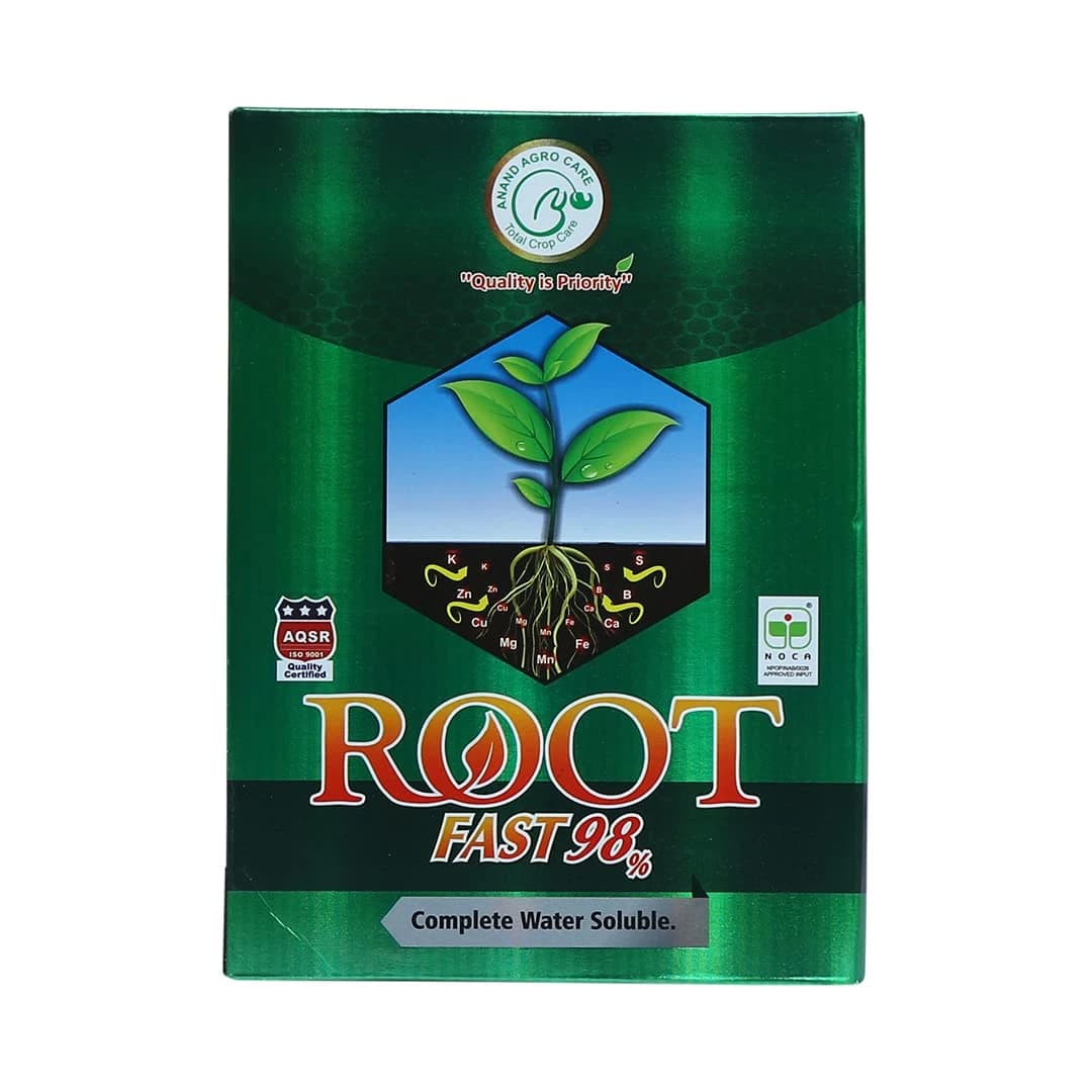 Anand Root-Fast Powder (Super Potassium Hamate 98%) Plant Growth Promoter, Improves Soil Health And The Nutrient Uptake