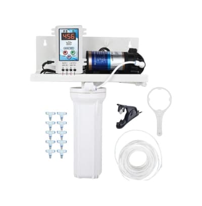 ShivSuraj Heavy Duty Fogger Misting Kit 150 GPD Pump 20 Nozzles 120ft Pipe Farm Cooling - Image 1