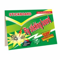 Green Revolution Stickboard Fly Catcher, Highly Effective, Non-Toxic, Long-Lasting Fly Glue Trap For Home Use (Pack of 10) 1