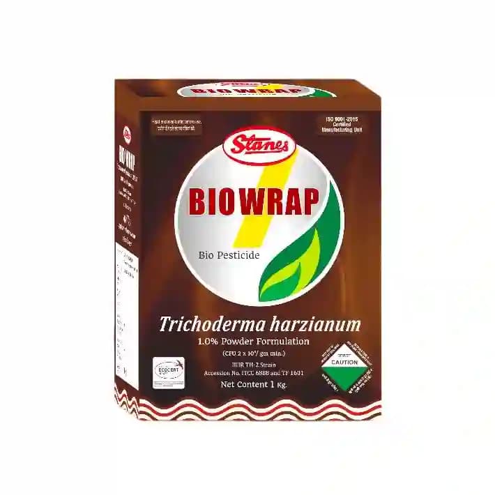 T. Stanes Biowrap Trichoderma Harzianum 1.00% WP Nematode, Biocontrol For Soil Diseases Control - Image 1