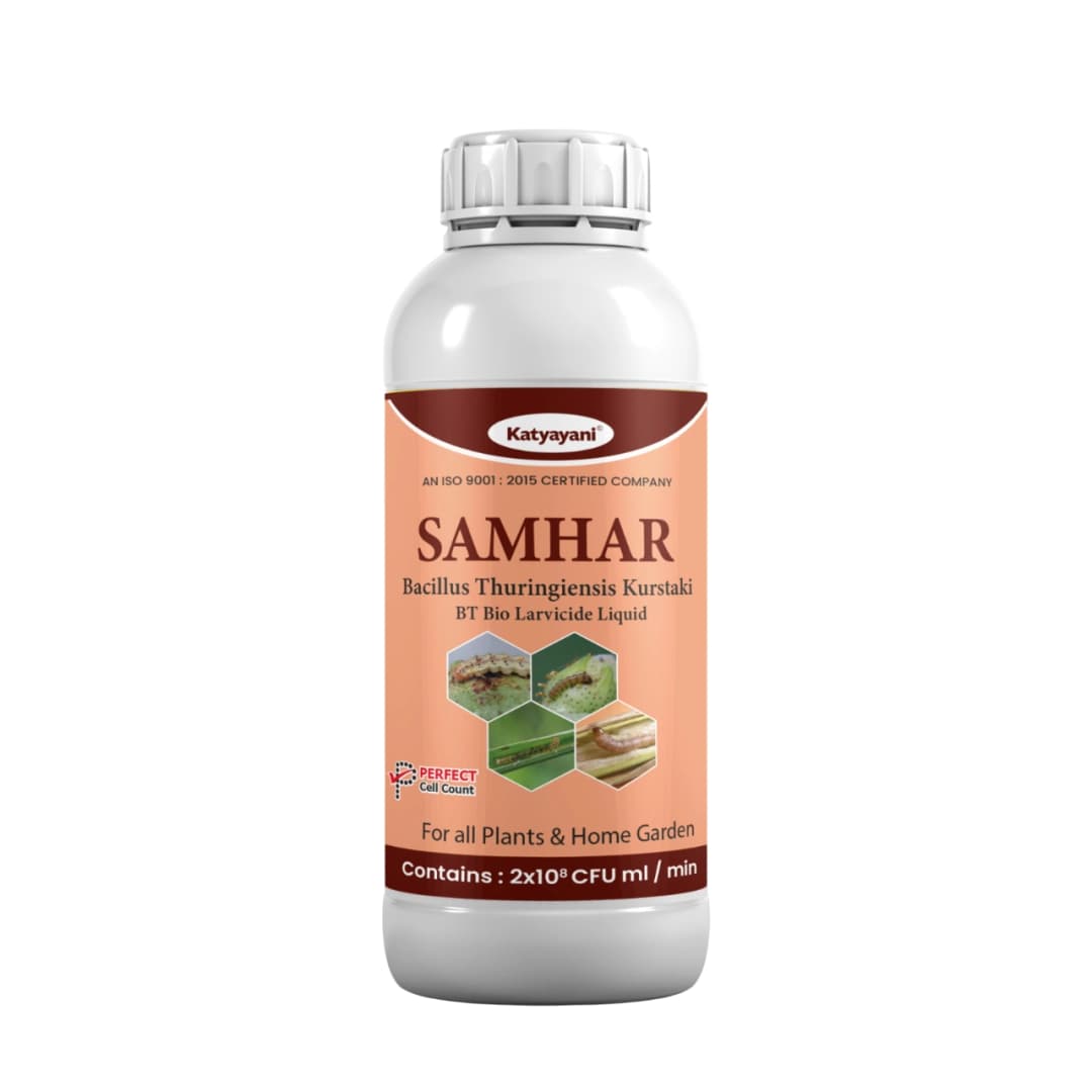 Katyayani Samhar Bacillus Thuringiensis Kurstaki, Liquid Natural Solution For Pest Control