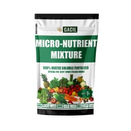 GACIL Enriched Multi Micronutrients Fertilizer Growth Booster for all Plants & Crops (100% Water Soluble Plant Food) 1