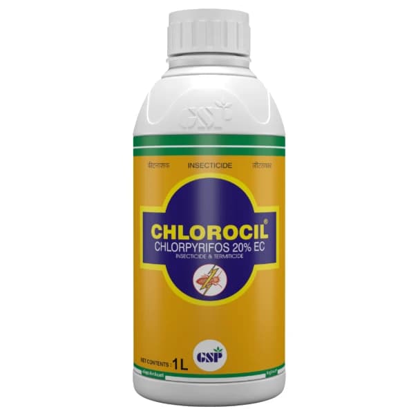 GSP Chlorocil Chlorpyrifos 20% EC Insecticide, Effective Pest Control, Suitable For A Variety Of Crops - Image 1