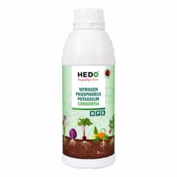 HEDO NPK Consortia (Bacteria) Liquid Bio Fertilizer For Agriculture, Garden, Soil Fertility And Plant Nutrition. 1