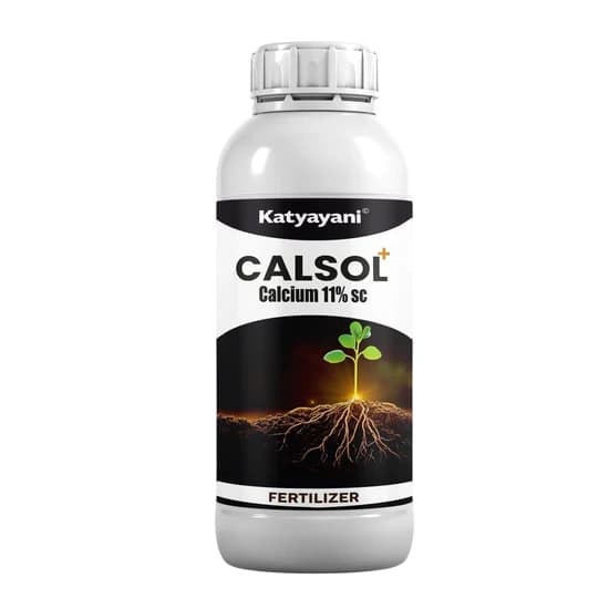 Katyayani CALSOL+ Calcium 11% SC Liquid Fertilizer For Fruit Set And Growth Better Yield And Quality