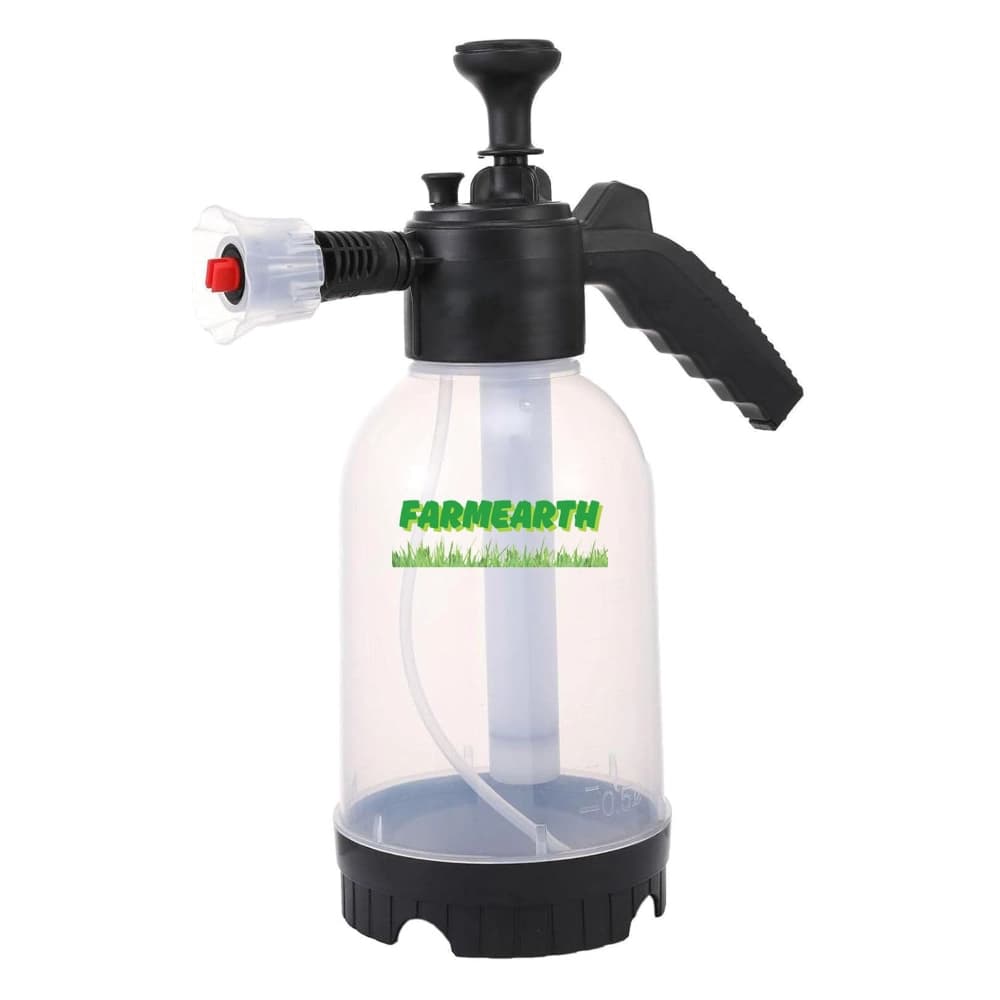 FarmEarth N2L Pressure Pump Sprayer, Heavy Duty And High Pressure, Multi Nozzles For Garden, Car Wash And Cleaning (2L Capacity) - Image 1