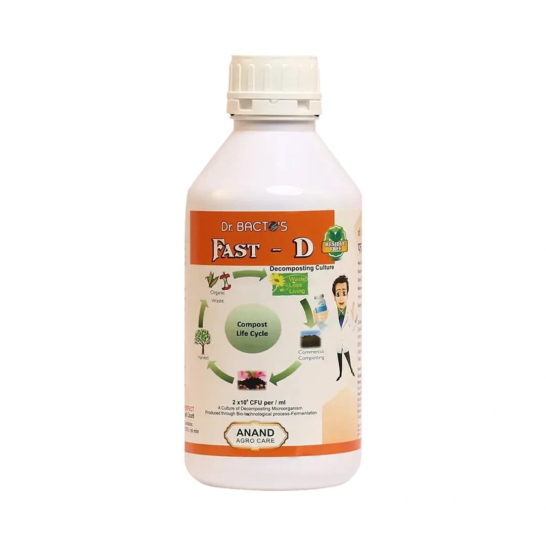 Dr. Bacto\'s Fast-D, Decompose Bacterial Consortia, Waste Decomposer, Helps To Degrade Complex Organic Matter Within a Short Period. - Image 1