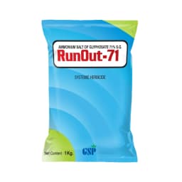 GSP RunOut-71 Ammonium Salt Of Glyphosate 71% SG Herbicide, Non-Selective, Effective Control Weed In Crops 1