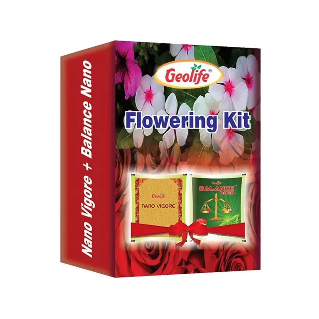 Geolife Flowering Kit 51 GM (Nano Vigore 1 Grm + Balance Nano 50 Grm), Unique Combination of Nutrients And Enzymes - Image 1