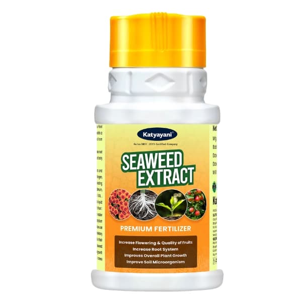 Katyayani Seaweed Extract Natural Fertilizer For Enhanced Plant Growth, Root Development, and Crop Yield - Image 1