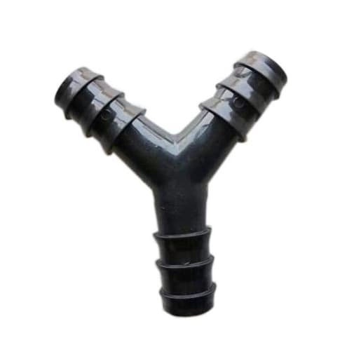 Siddhi Y Tee Connector 16 MM, Drip Irrigation Accessories, Leak-Proof Pipe Splitter