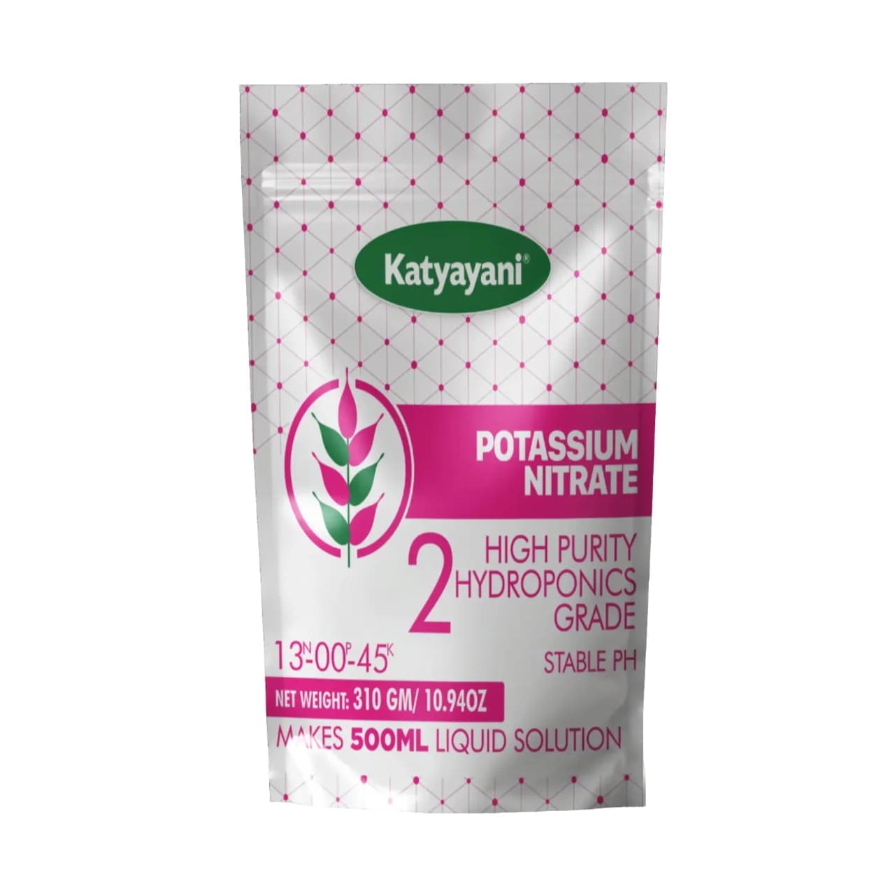 Katyayani Potassium Nitrate, 100% Water Soluble Fertilizer, Hydroponics Fertilizer, Suitable For All Crops. - Image 1