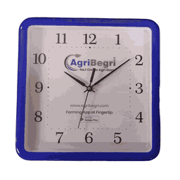 AgriBegri Square Wall Clock, Stylish, Durable Plastic Analog Clock For Home And Office 2