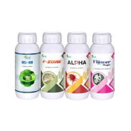 Suraksha Kit For Thrips And Mites Control at Flowering Stage 45-80 Days (F-Zone 250 ML + Alpha Bio 250 ML + Flower Magic 250 ML + NB 80 250 ML) 1