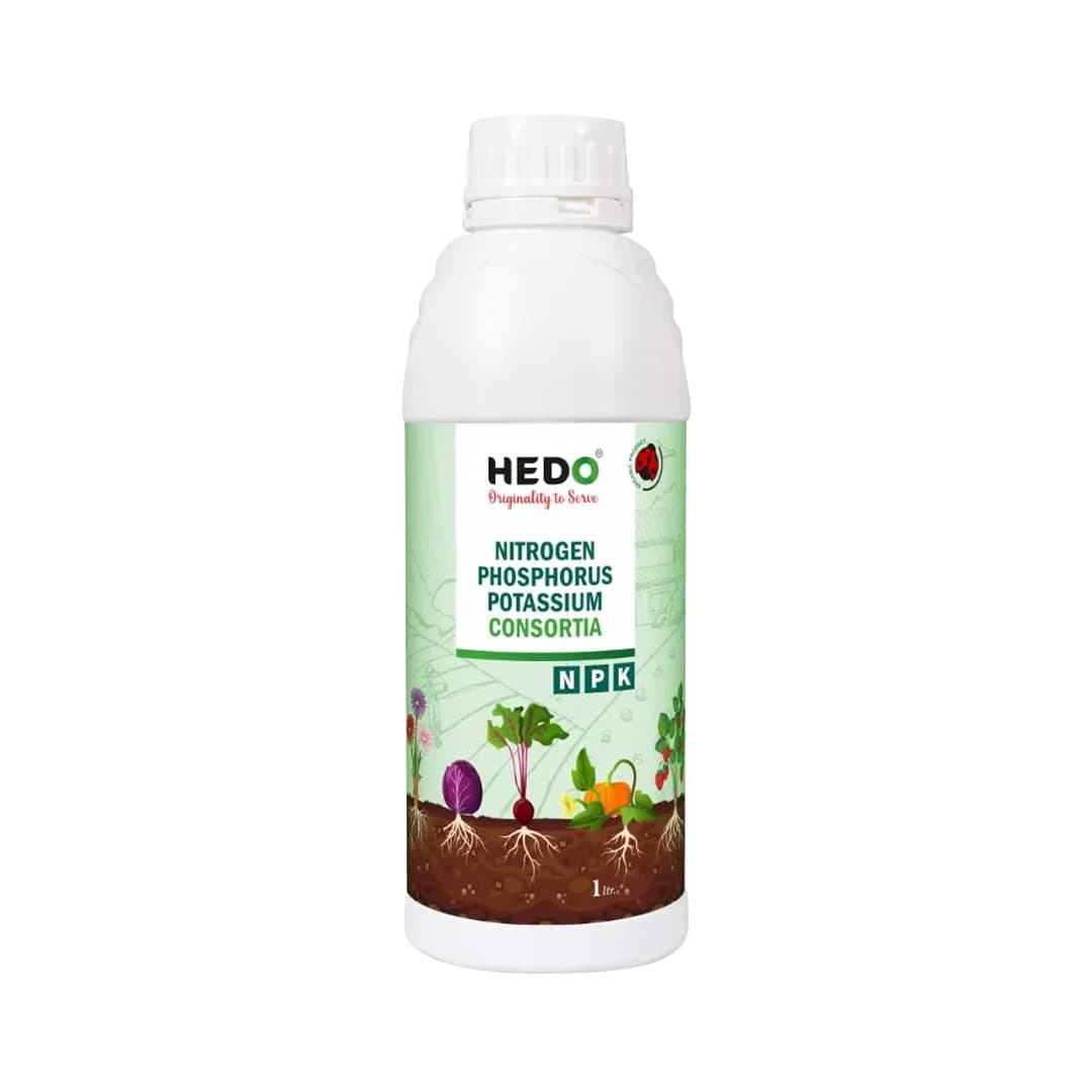 HEDO NPK Consortia (Bacteria) Liquid Bio Fertilizer For Agriculture, Garden, Soil Fertility And Plant Nutrition. - Image 1